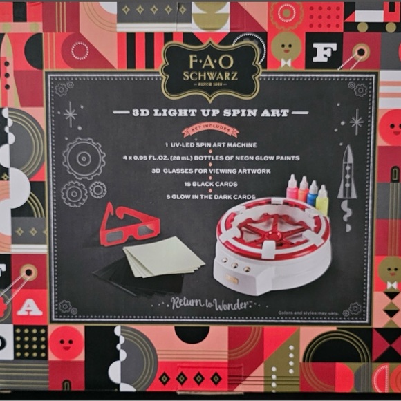 FAO Schwarz Toys Fao Schwarz 3d Light Up Spin Art Kit Poshmark